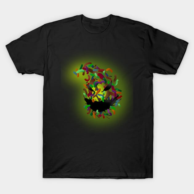 Oogie Boogie Bugs T-Shirt by LinerDesigns